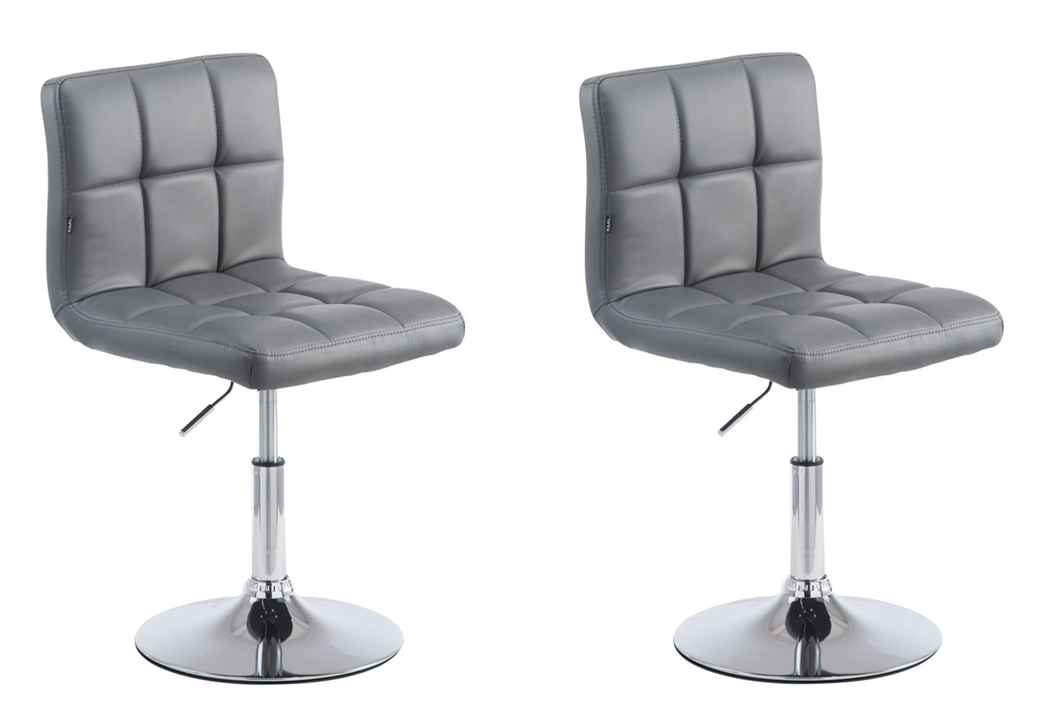 2-Pack Lounge Stol Palma V2 Konstläder grå